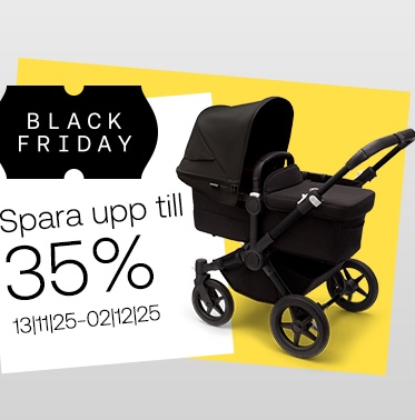 Upp till 35 % rabatt på Black Friday-rean hos Bugaboo
