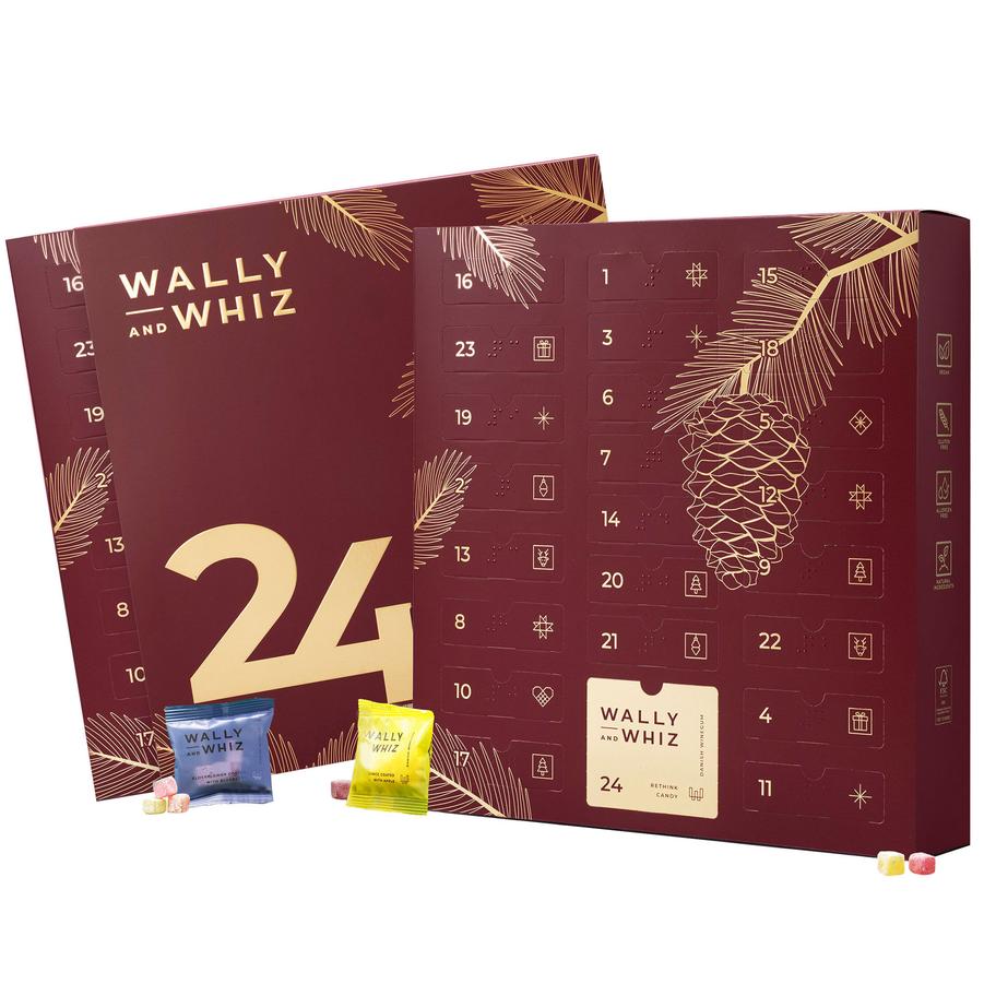 Wally and Whiz Julkalender 2025 Röd
