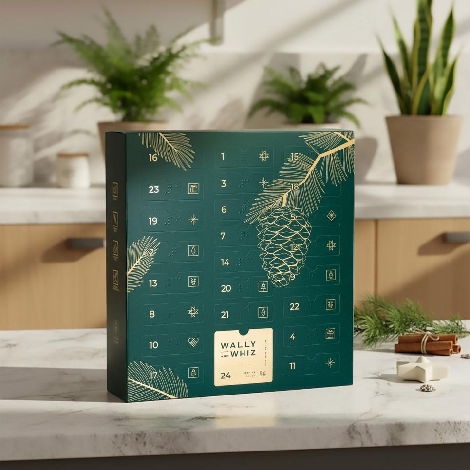 Wally and Whiz Julkalender 2025 Grön