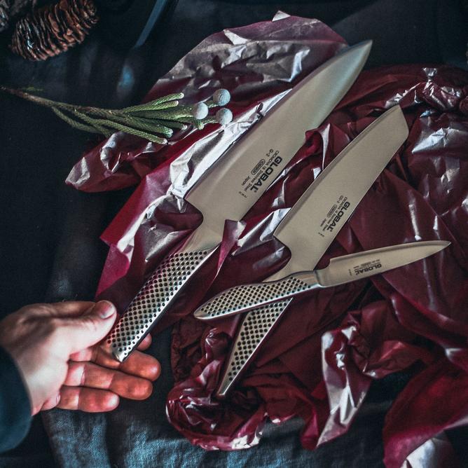 Global G-2538 Knivset med 3 Knivar