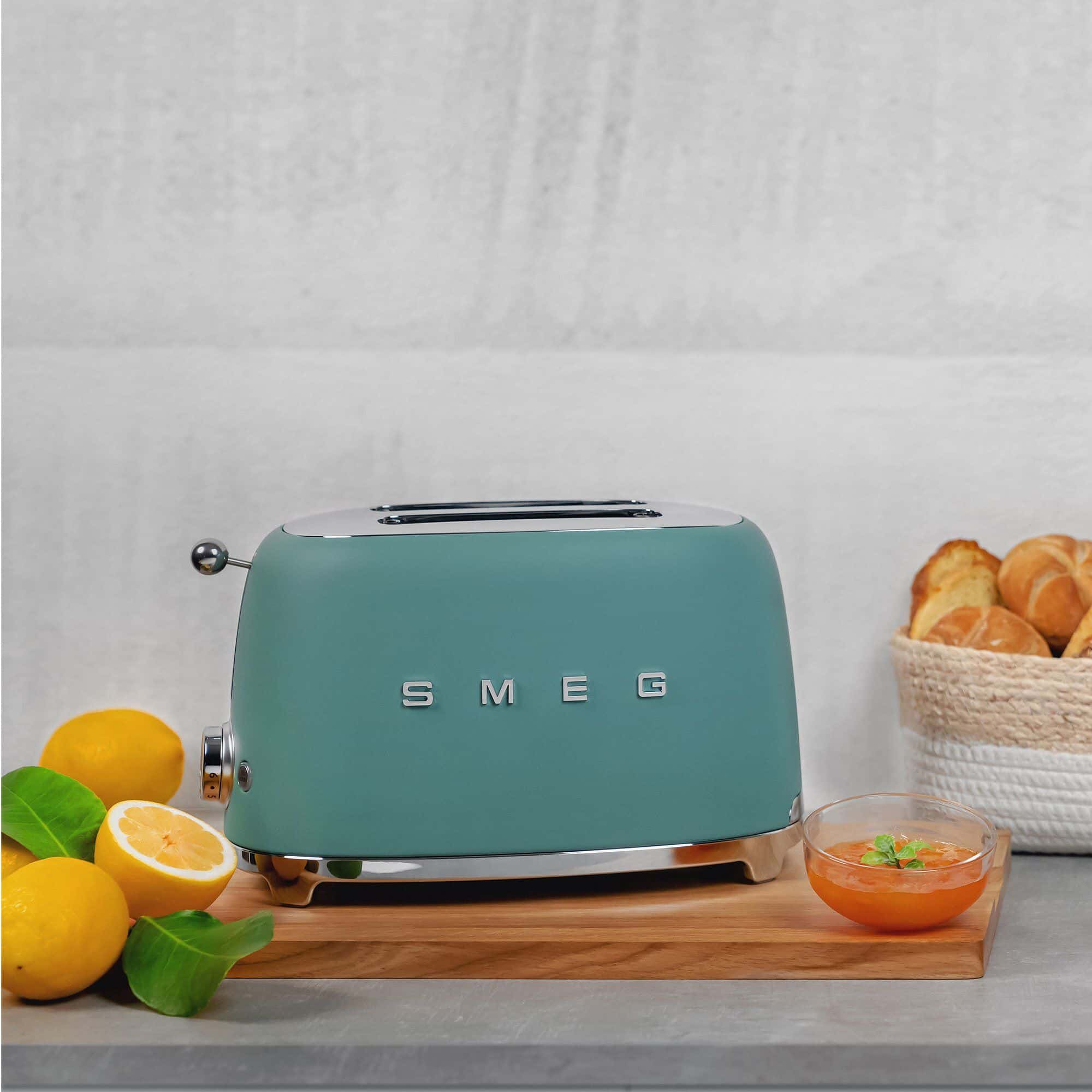 Smeg Brödrost 2 Skivor Emerald Green