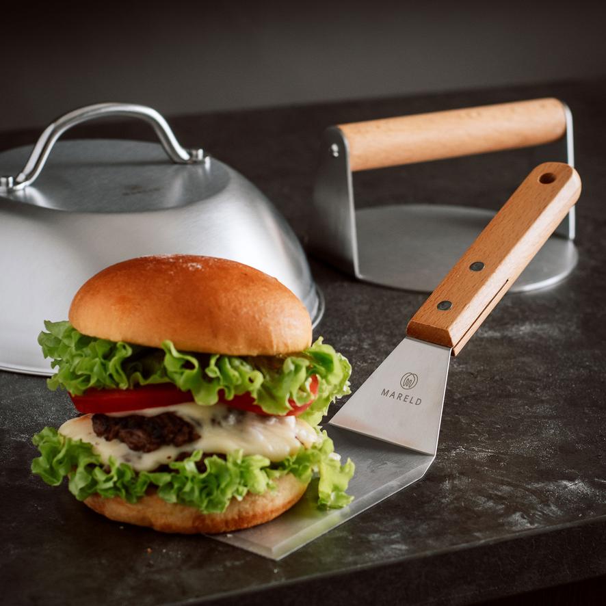 Mareld Smashburger Set i Rostfritt Stål