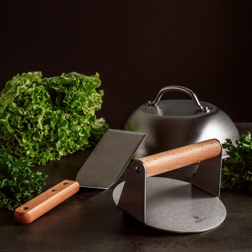 Mareld Smashburger Set i Rostfritt Stål