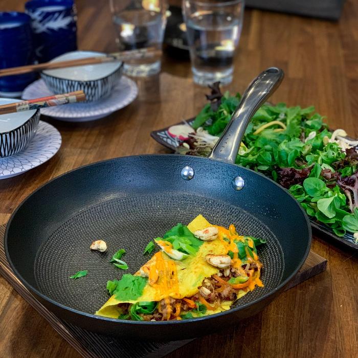 Satake Lättviktsgjutjärn Stekpanna 28 cm