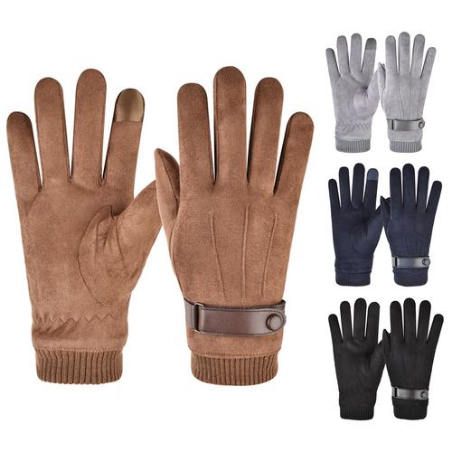 Vindtäta herrhandskar med värmande foder
