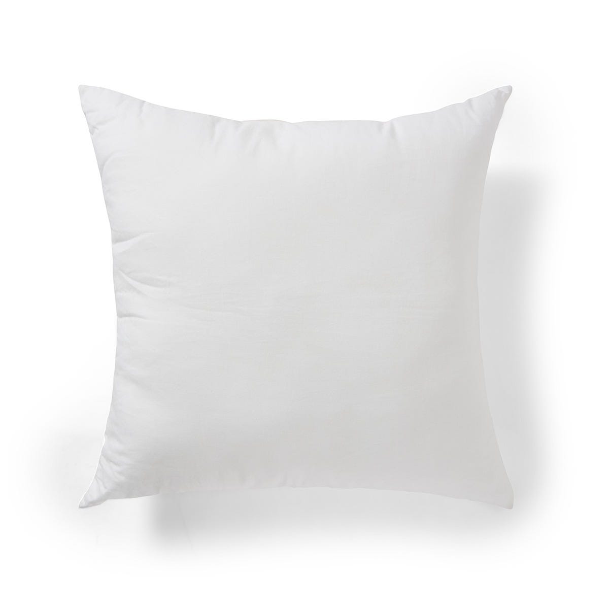 Kuddfodral Randigt Linnemix 50x50cm Mocca