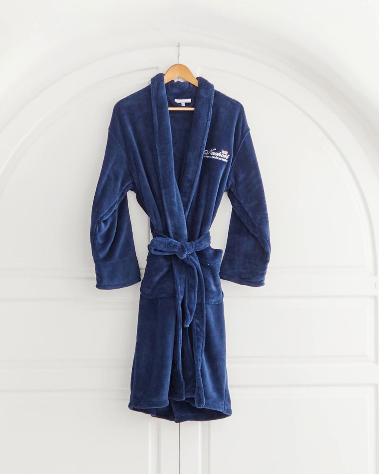 Jamesport blå bomullsmorgonrock