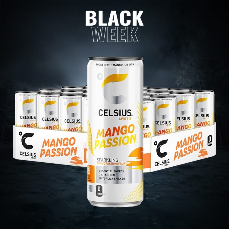 Celsius Mango Passion 24x355ml Burkpack
