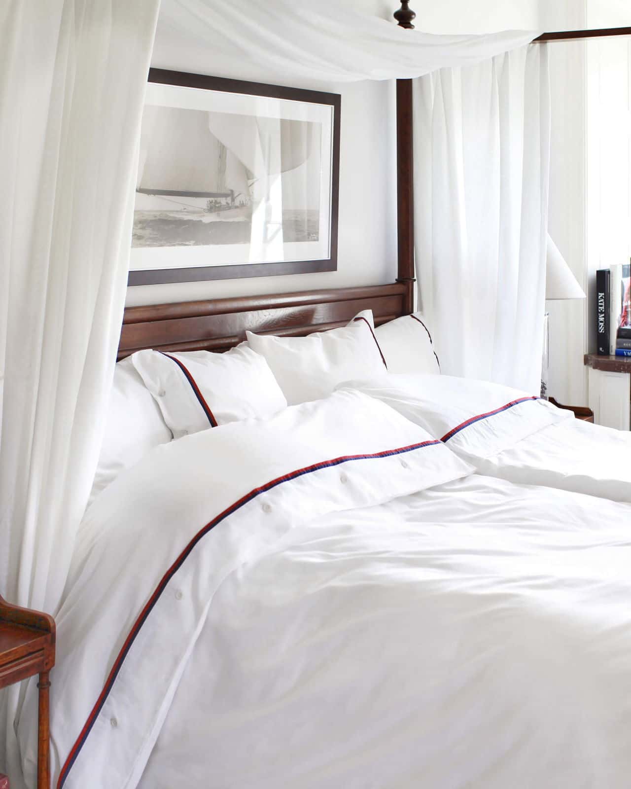 vitt påslakanset Newport