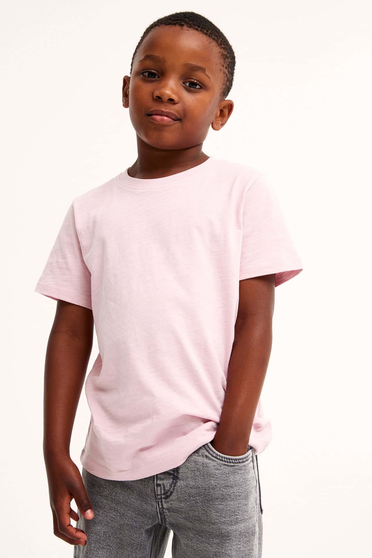 Ljusrosa T-shirt för Barn