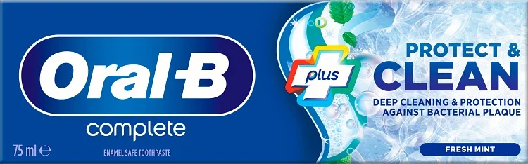 Oral-B Complete Plus Protect Tandkräm 75 ml
