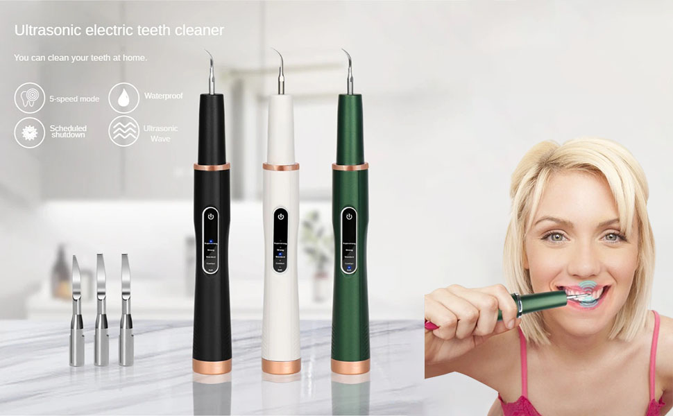 INF Ultraljud Tandstensborttagare med 4 Munstycken