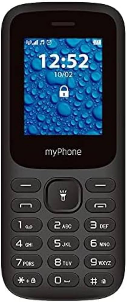 myPhone 2220 knapptelefon, stora knappar, färgskärm 1,77 tum, batteri 600 mAh, fackla, radio, mp3, d