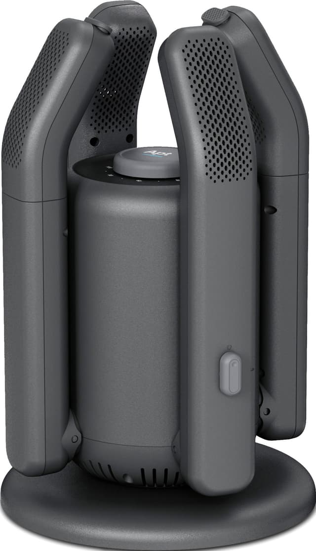 Apt skotork i elegant grå färg