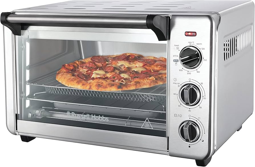 Russell Hobbs 5-i-1 varmluftsfritös, ugn, grill, brödrost, värmande funktion, 22.8l, timer, pizza up