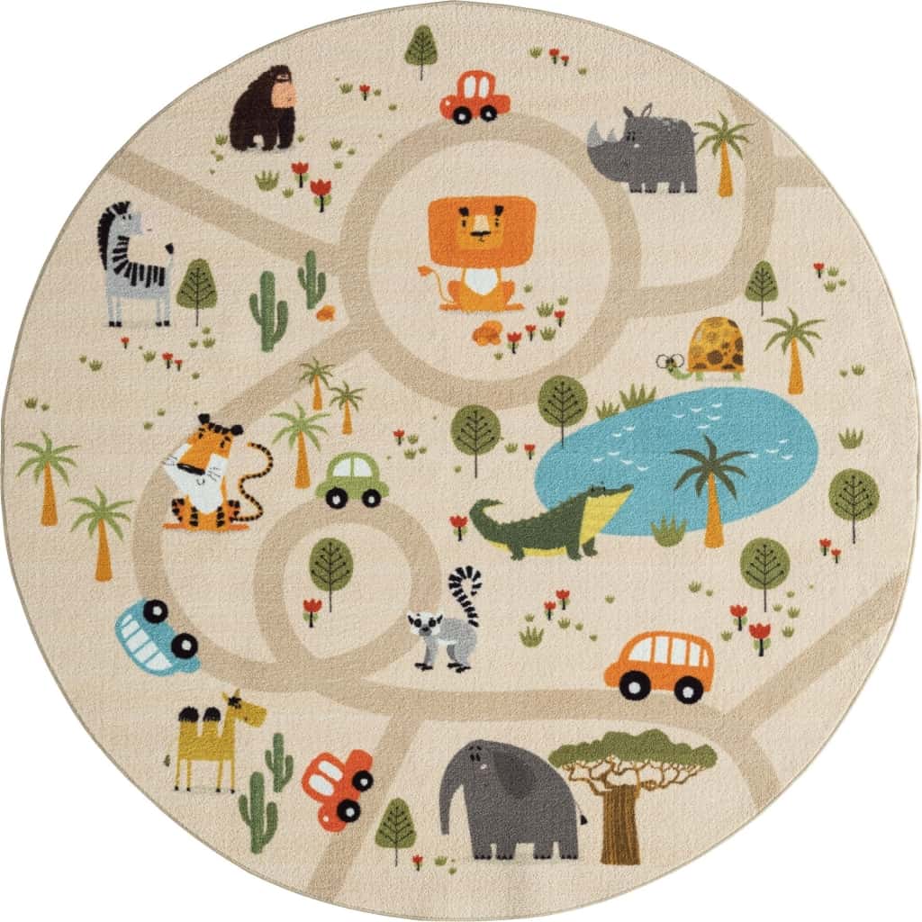 Play Animals Beige Barnmatta