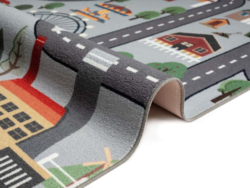 Play Road Grå Barnmatta