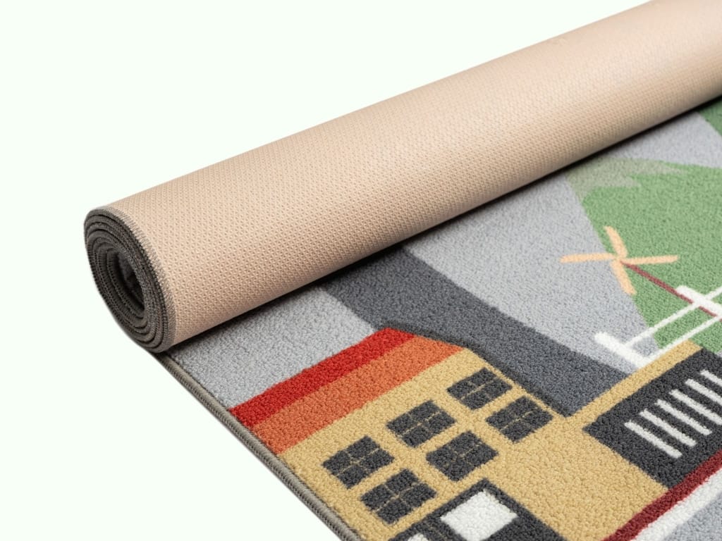 Play Road Grå Barnmatta