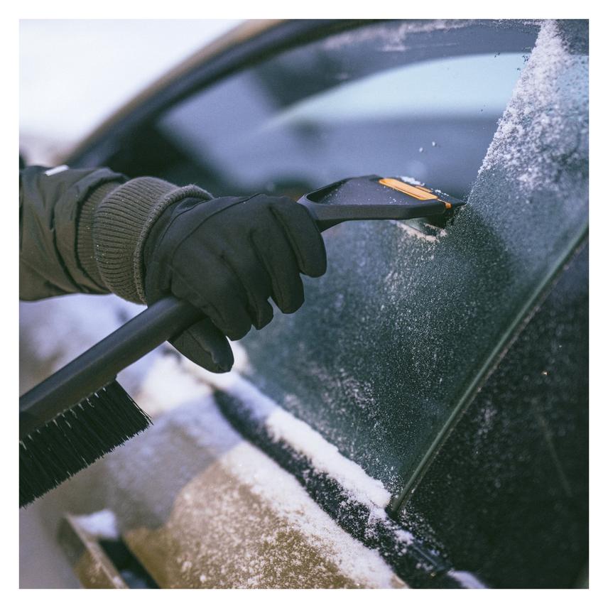 Snöborste med isskrapa 46 cm Solid