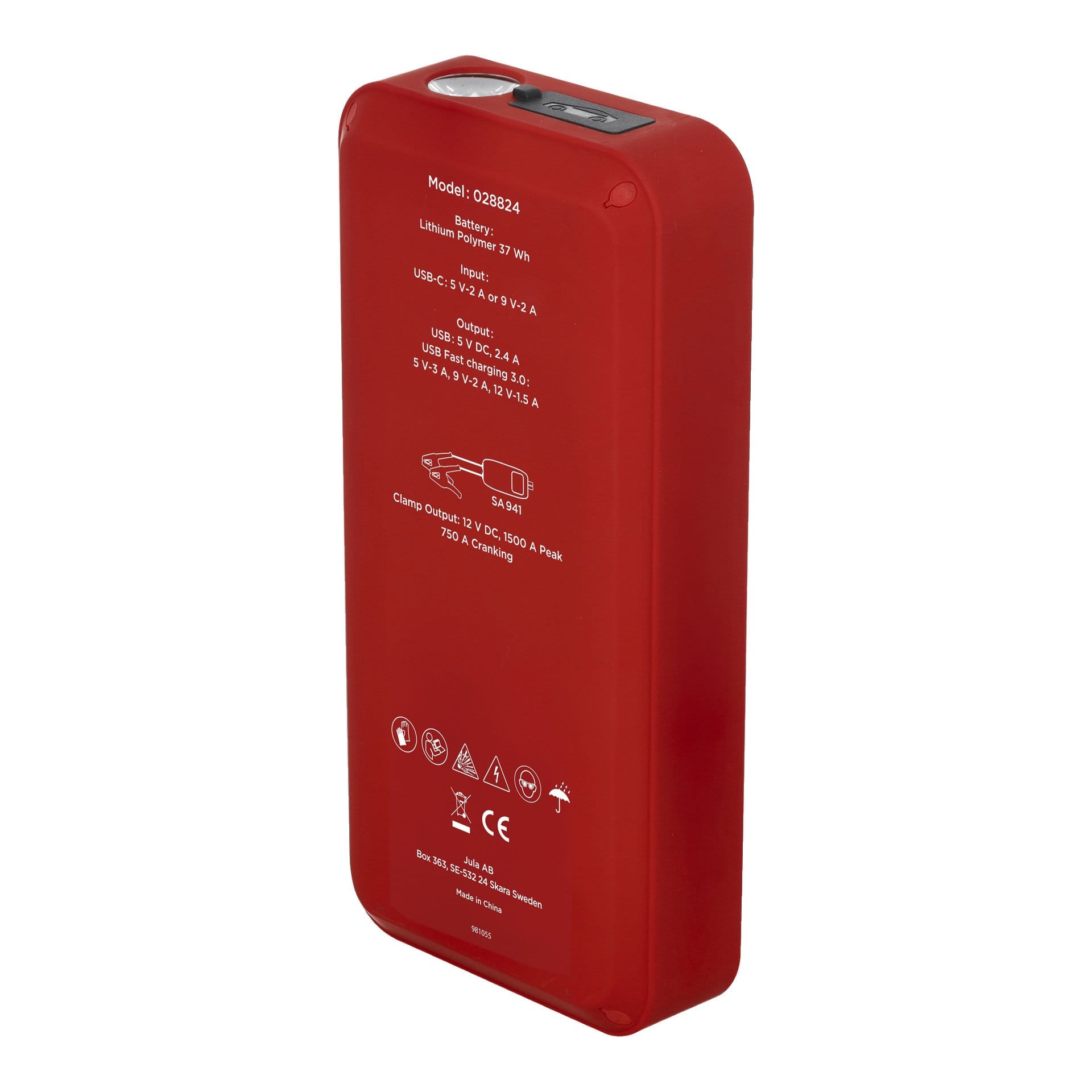 Starthjälp Powerbank 12V 1500A Hamron