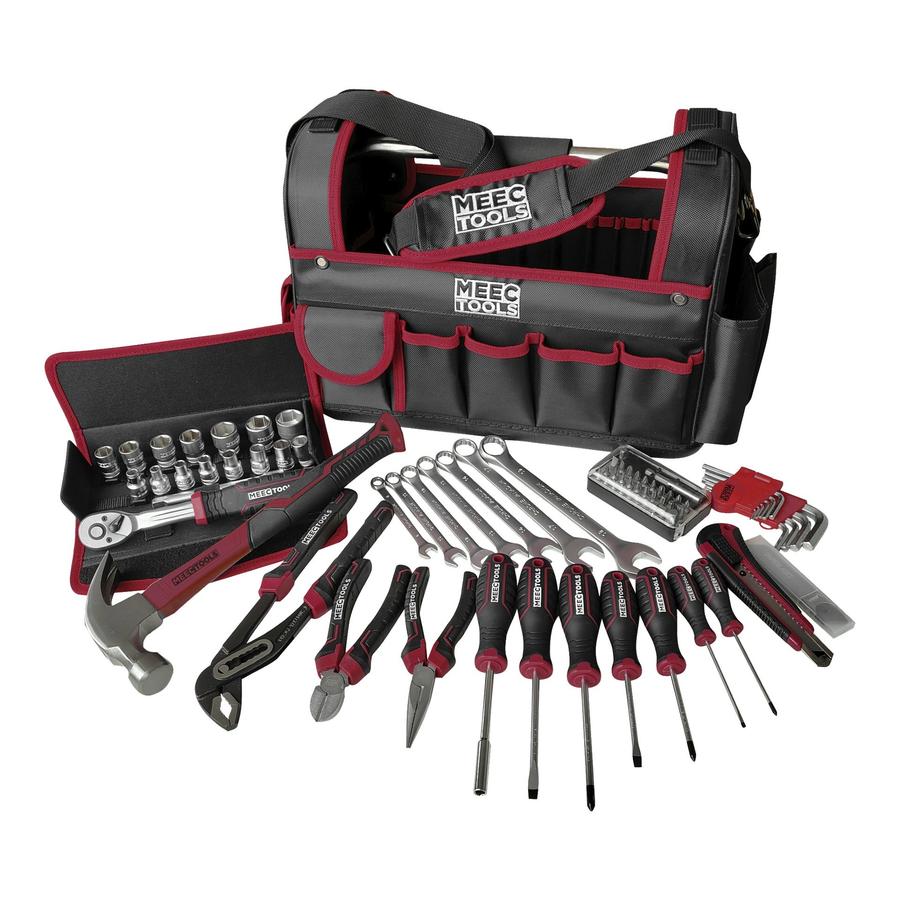 Verktygsväska med 87 delar Meec Tools