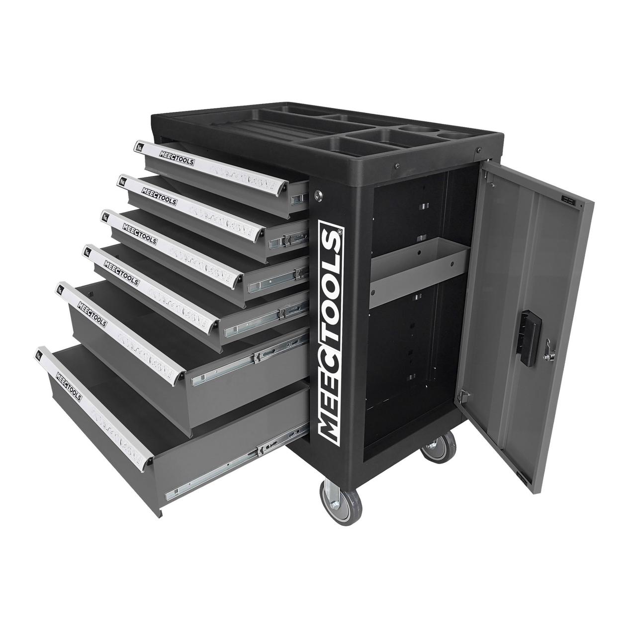 Verktygsvagn med 167 delar Meec Tools