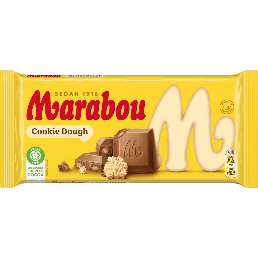 Marabou Mjölkchoklad Cookie Dough 185 g