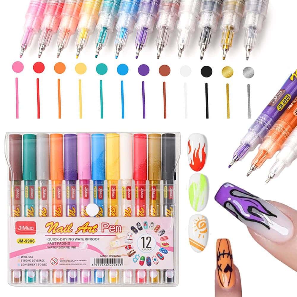 6-Delars Professionellt Nagellack Set