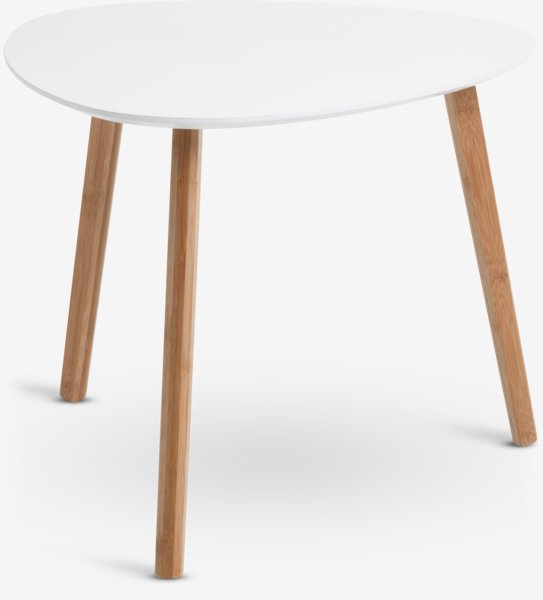 Hörnbord NYBO Ø40 Varm Ekfärg Svart