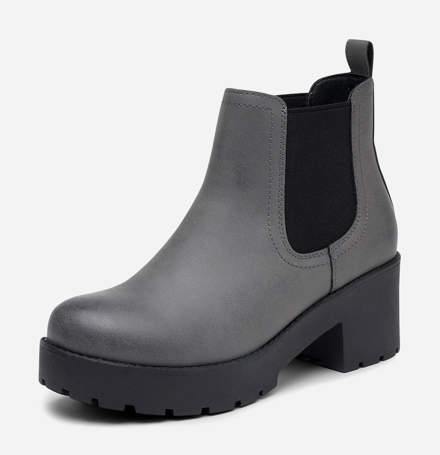 Darwen Gråa Chelseaboots med Attityd