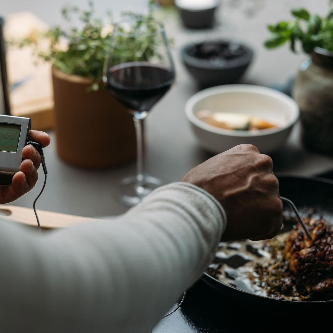 Nod Digitalt Stektermometer för Matlagning