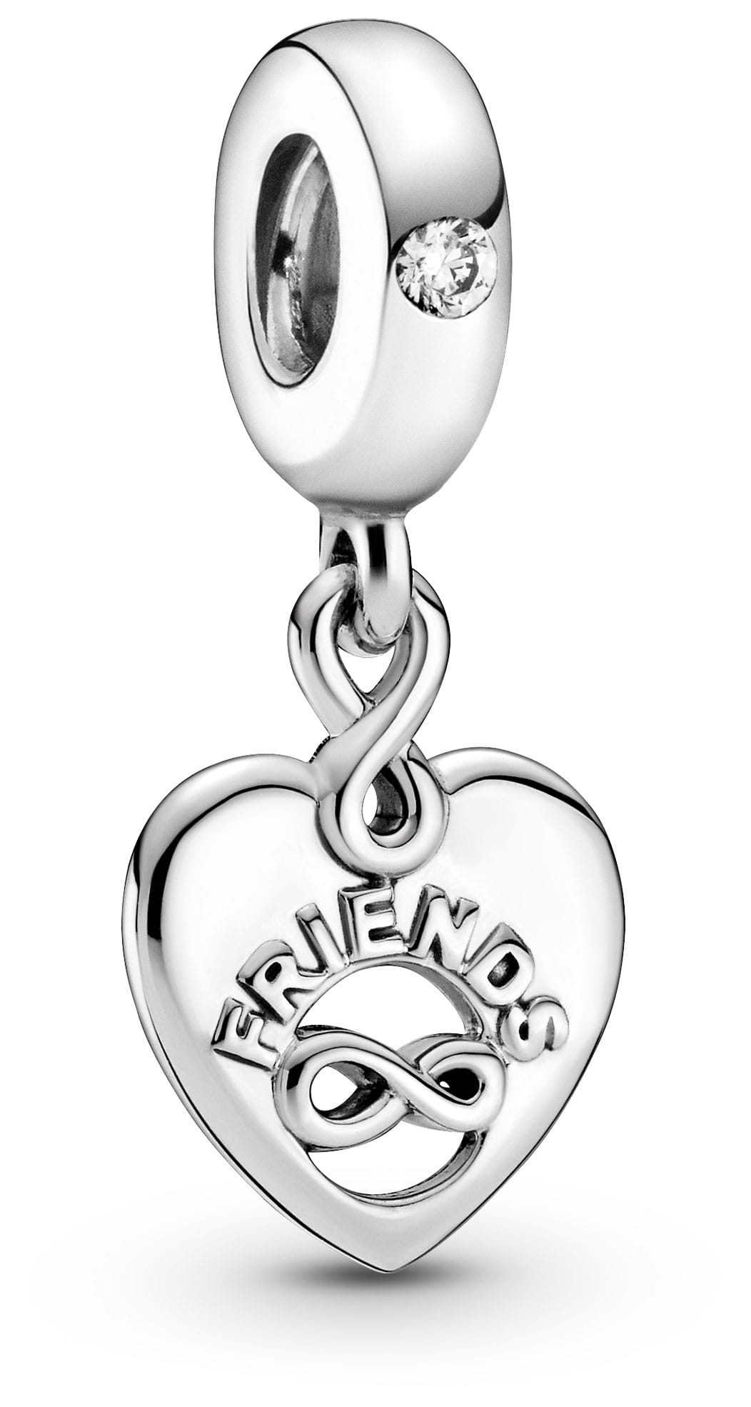 Pandora Berlock Friends Forever Hjärtformad