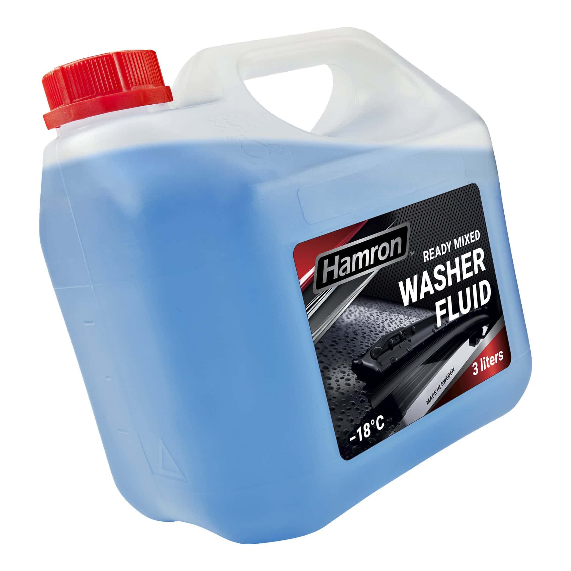 Färdigblandad spolarvätska 3x3 liter Hamron