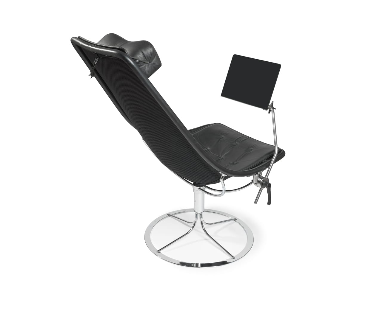 Lamino Fåtölj med Pall Scandinavian Grey