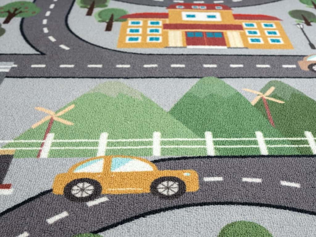 Play Road Grå Barnmatta
