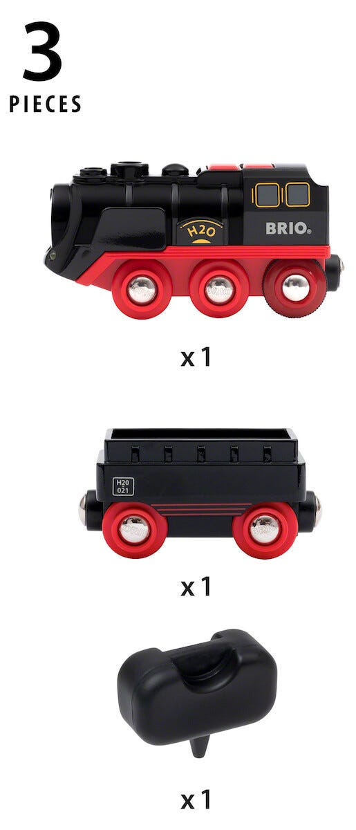 Brio Batteridrivet Tåg med Ånga 33884