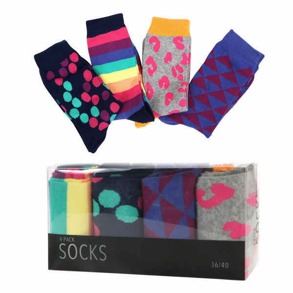 Stilrena Damstrumpor 4-pack Bekväma