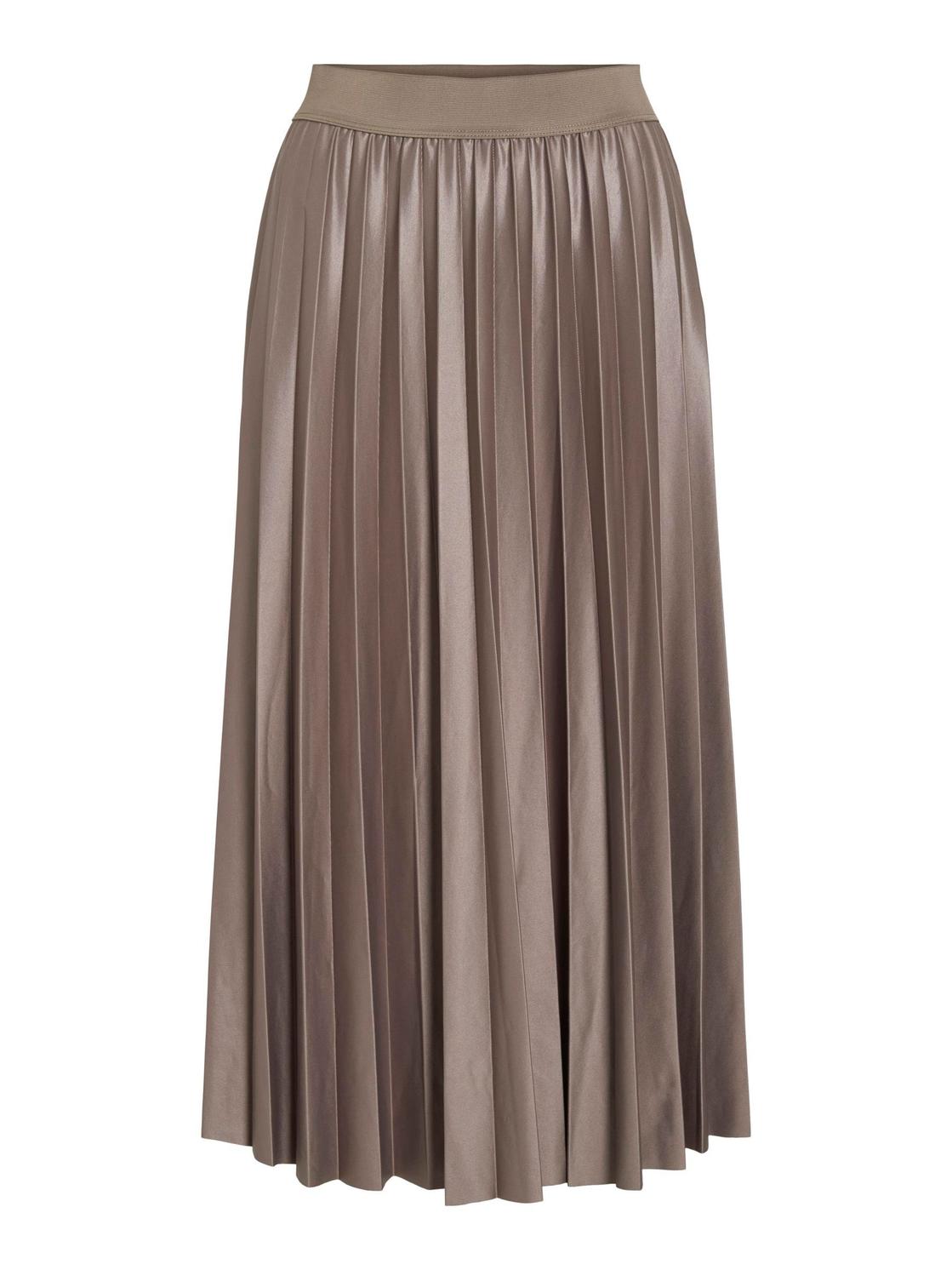 Lång Quiltad Grå Kappa från VILA