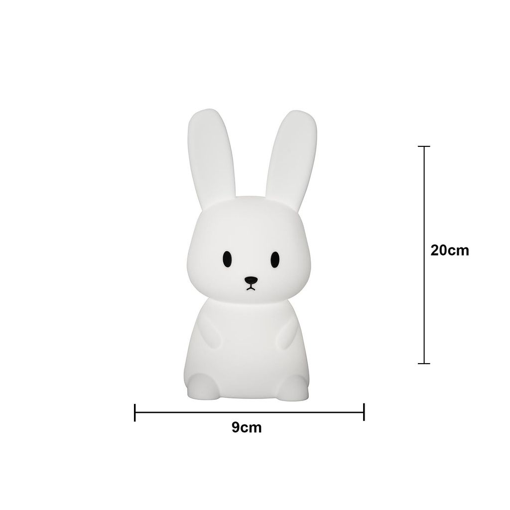 LED Nattlampa Kanin med Timer