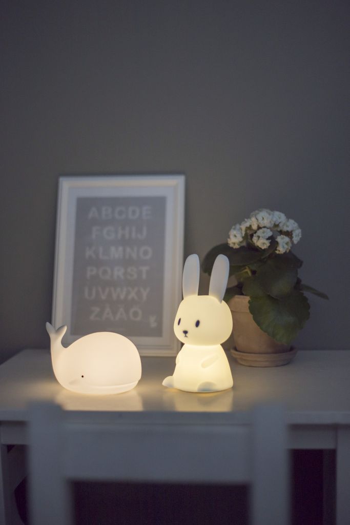 LED Nattlampa Kanin med Timer