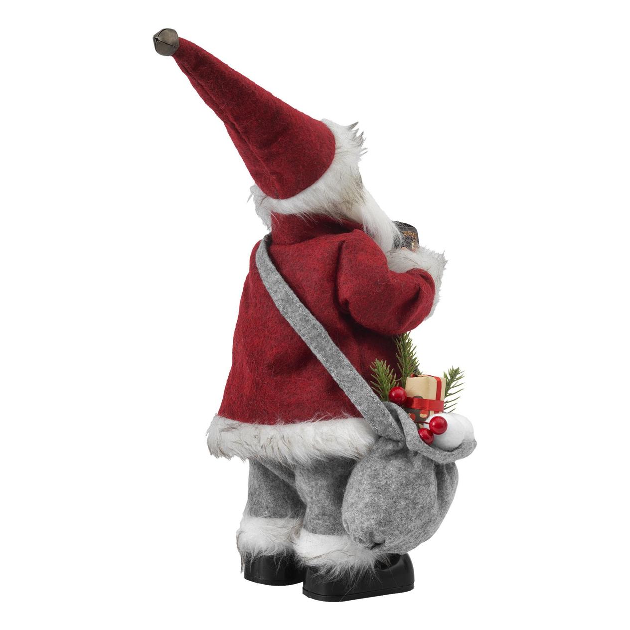 Musikspelande julTomte med dragspel 35 cm