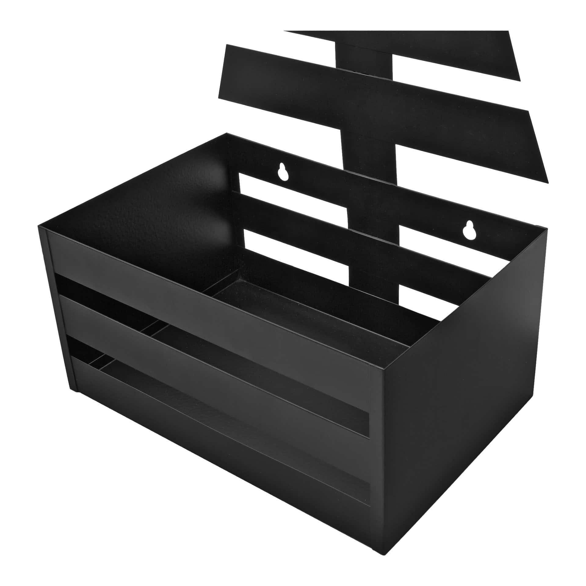 Blomlåda med julgran 30x20 cm