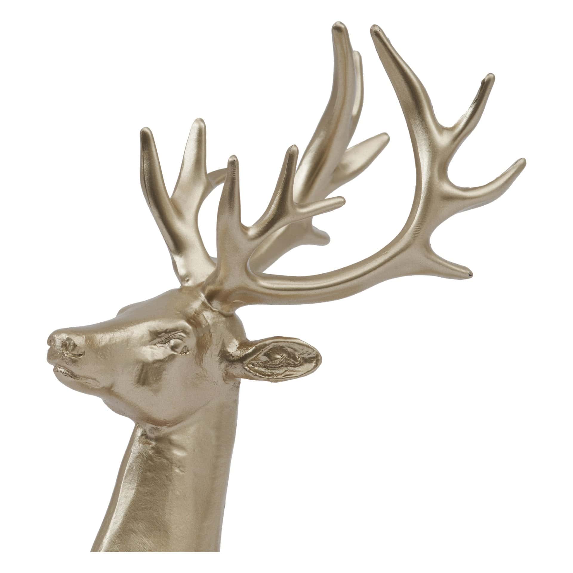 Dekorativ liggande hjort 20 cm