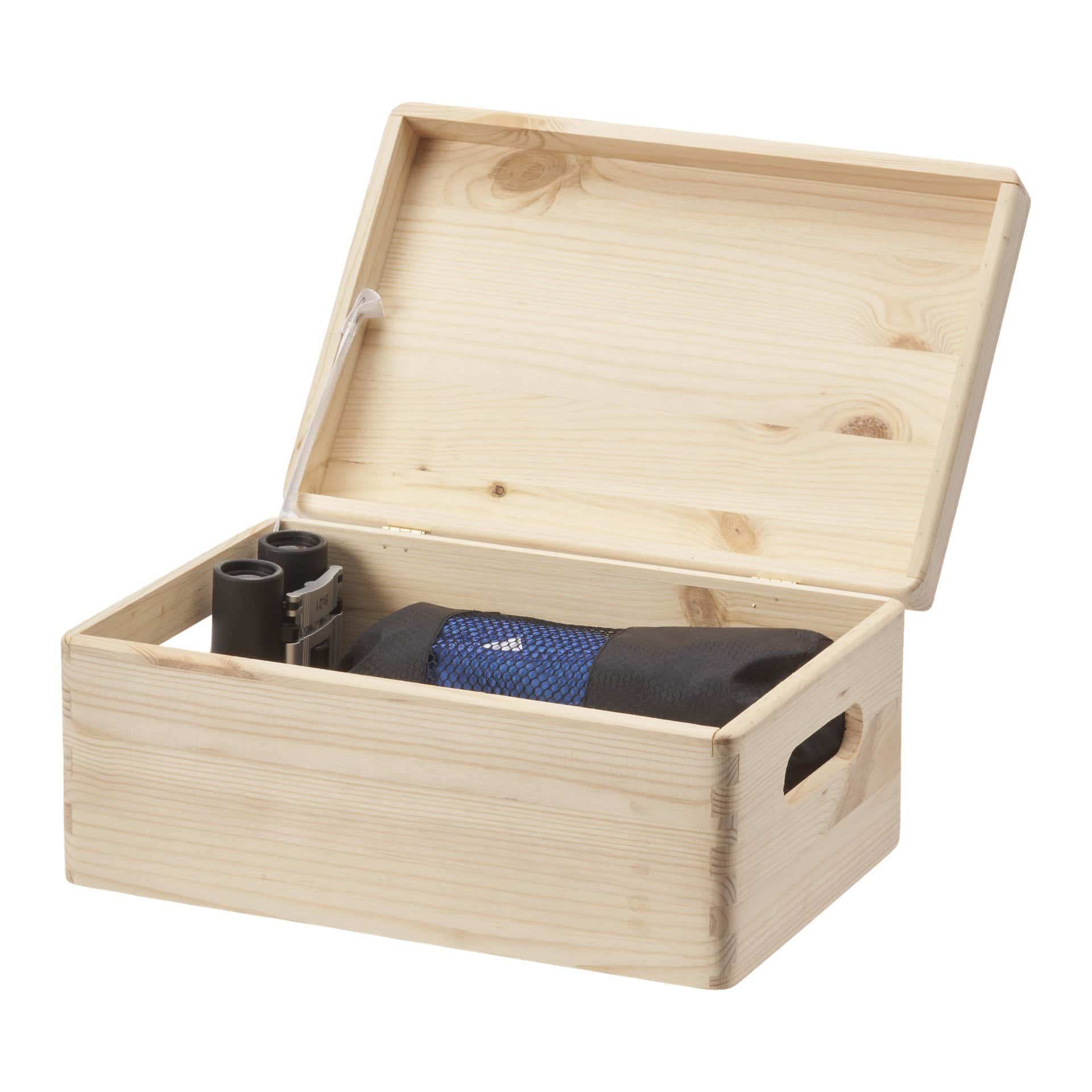 Trälåda med lock 30x20x13,5 cm