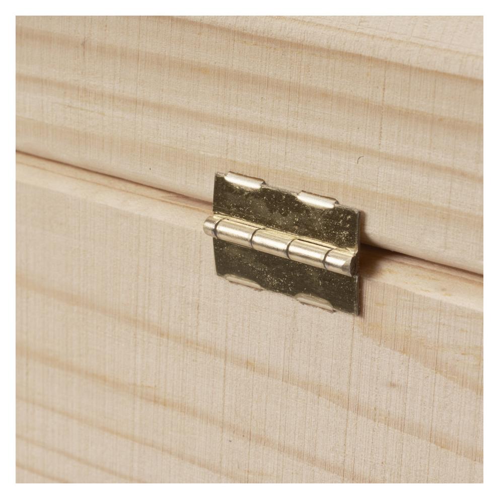 Trälåda med lock 30x20x13,5 cm