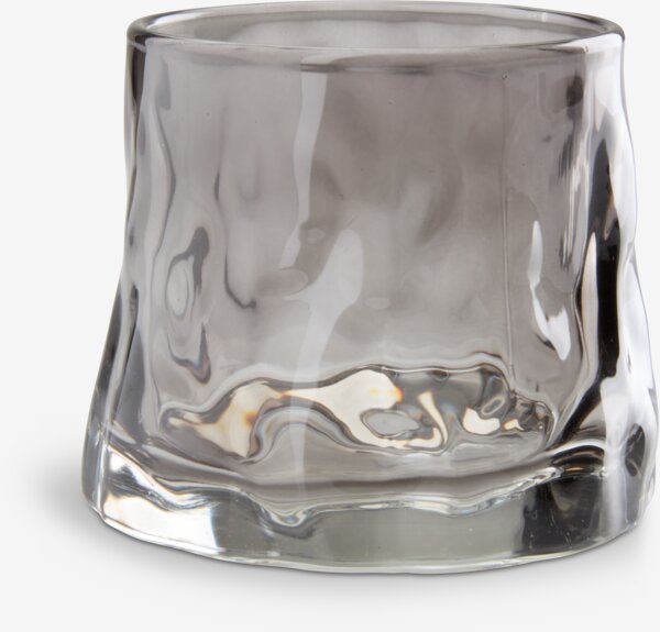 Grå FRIDOLIN Vinglas 24cl Ø8xH16cm