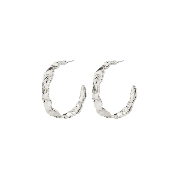 Pilgrim Julita Silverpläterade Örhängen