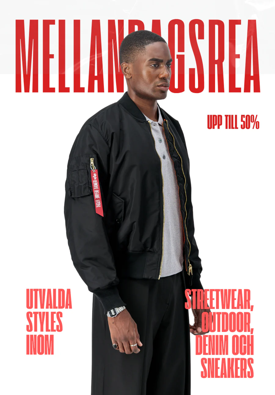 Mellandagsrea | Upp till 50% på utvalda styles inom streetwear, outdoor, denim och sneakers