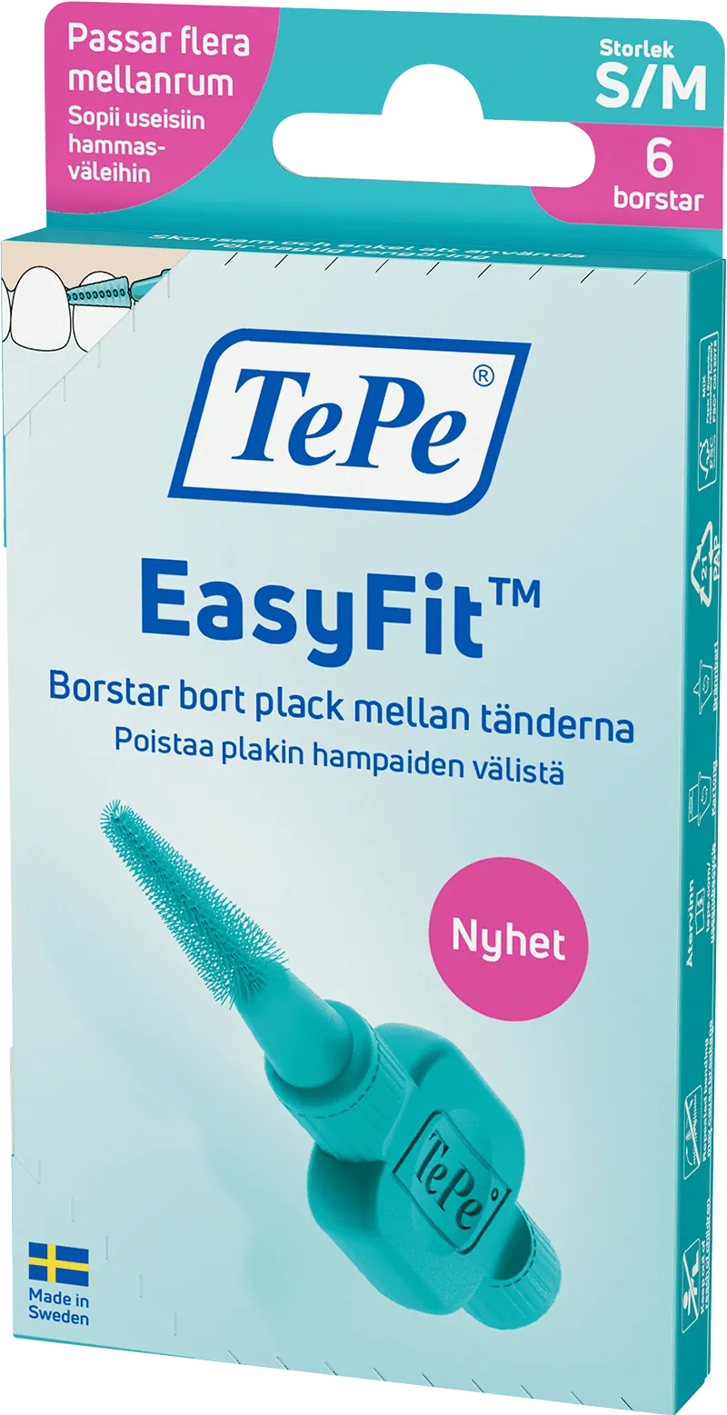 TePe EasyFit Tandstickor Storlek S/M 6-pack