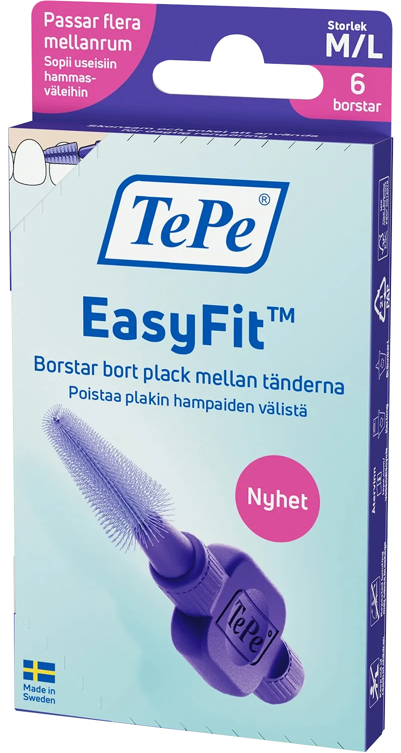TePe EasyFit Mellan/Stor 6-pack